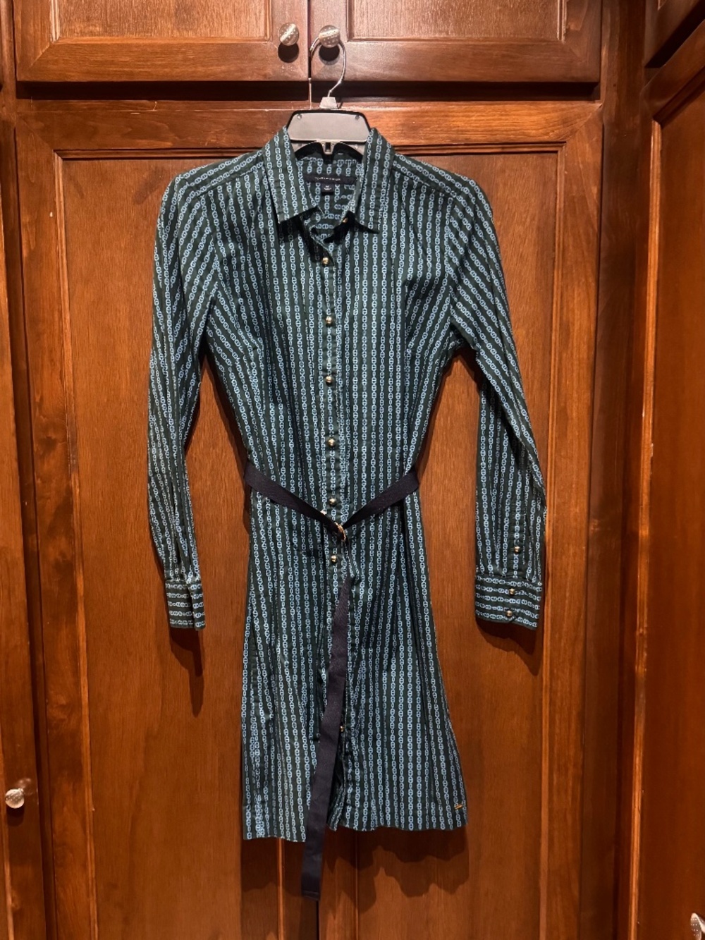 Tommy Hilfiger, Shirt Dress, Chain print
